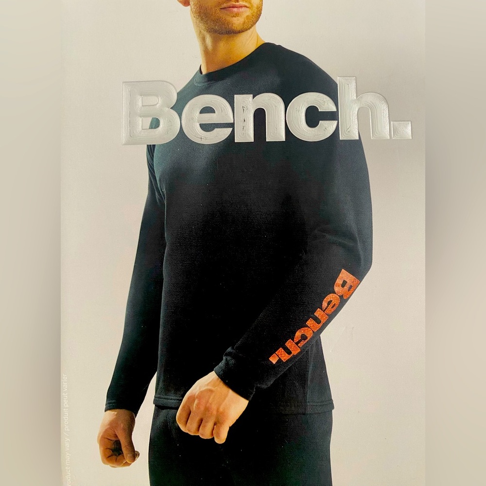 🖤BENCH🖤Mens black and orange logo undershirt in large. Brand new!
